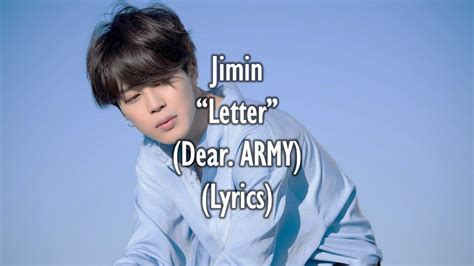 dear army guessing|Come to My Space with Park Jimin .